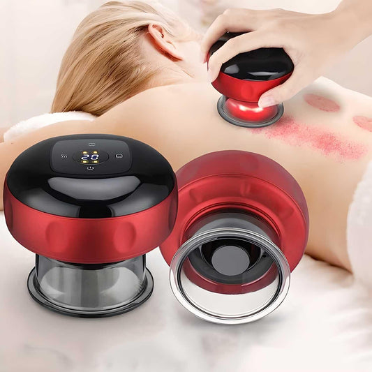 Electric Cupping Therapy Machine with Adjustable Temperature & Suction