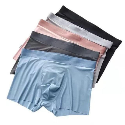 Men’s Ice Silk Briefs Boxers (Pack of 3) – Breathable, Cool Comfort Underwear