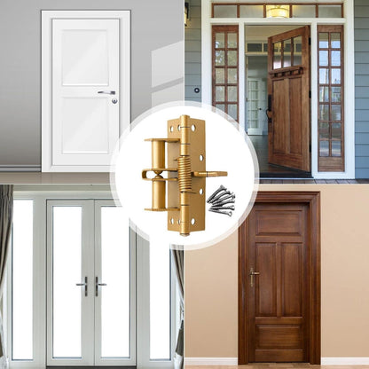 3 in 1 Automatic Door Hinge Lock – Self-Closing Spring Hinge for Doors & Cabinets