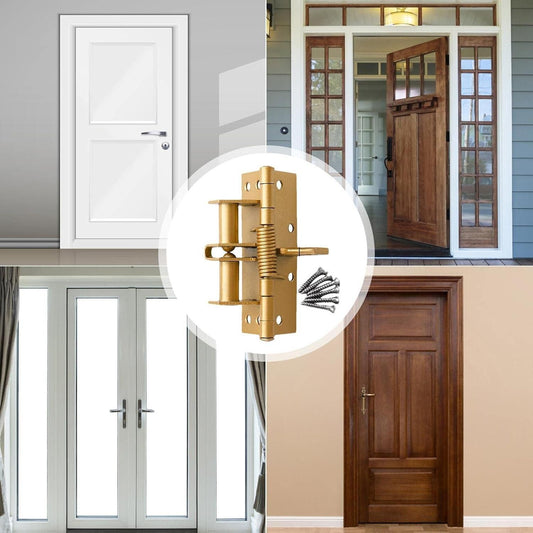 3 in 1 Automatic Door Hinge Lock – Self-Closing Spring Hinge for Doors & Cabinets