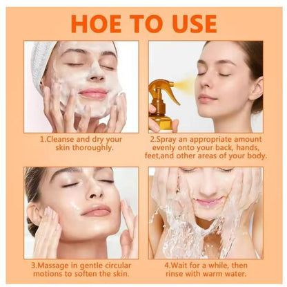 Exfoliating Kojic Acid & Turmeric Spray – 400 ml (Pack of 2) for Brighter Skin