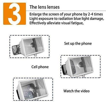 Universal Mobile Phone HD Screen Magnifier – Enlarged Phone Display Viewer