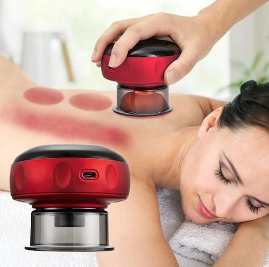 Electric Cupping Therapy Machine with Adjustable Temperature & Suction