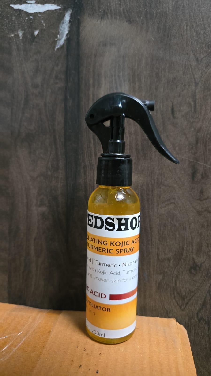 Exfoliating Kojic Acid & Turmeric Spray – 400 ml (Pack of 2) for Brighter Skin