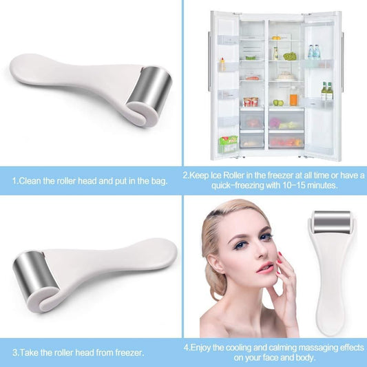 Ice Roller – Stainless Steel Facial Cooling & Massage Tool